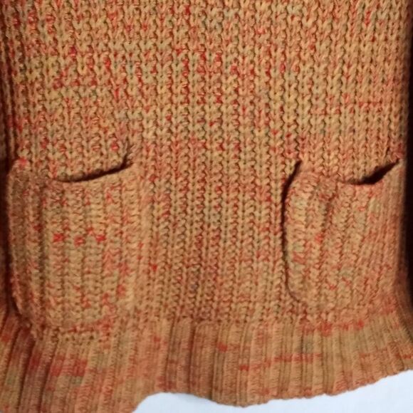 New Directions Women's Knit Scoop Neck Multi Color Long Sleeve Western Sweater L - Picture 7 of 12